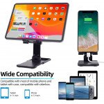 Wholesale Universal Heavy Duty Desktop Tabletop Cell Phone, iPad, Tablet Lifting Bracket with Foldable Adjustable Height and Angle (Black)